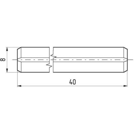 Goupille élastique 8x40 UNIVERSEL 1481840