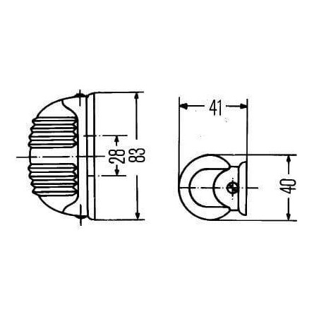 Feu clignotant HELLA 2BA001227211