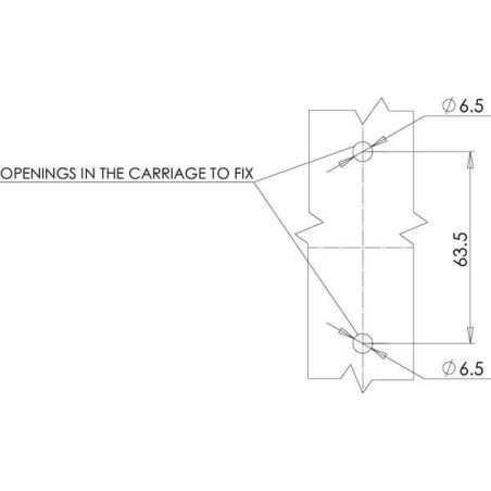 Feu arrière LED triangle droit 5 plots UNIVERSEL LA40050