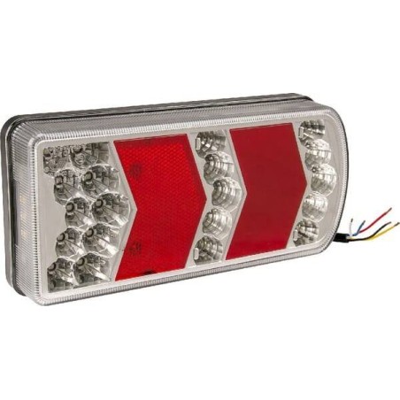 Feu arrière LED rectangle gauche câblé GOPART LA45018L