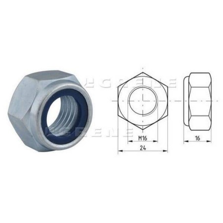 Écrou hexagonal autobloquant UNIVERSEL 98516