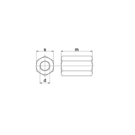 Écrou d'assemblage M24x3,00 UNIVERSEL 633424