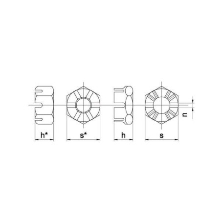 Écrou borgne M14x1,50 UNIVERSEL 9371415