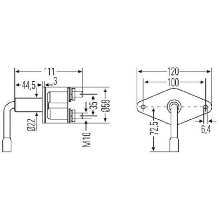 Coupe-batterie HELLA 6EK001559001