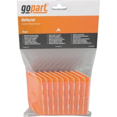 Catadioptre rectangle orange GOPART LA75005