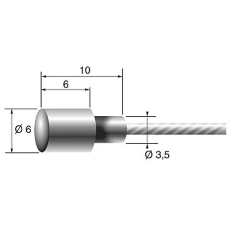 Câble intérieur 2,0mm-2500mm UNIVERSEL FGP453581