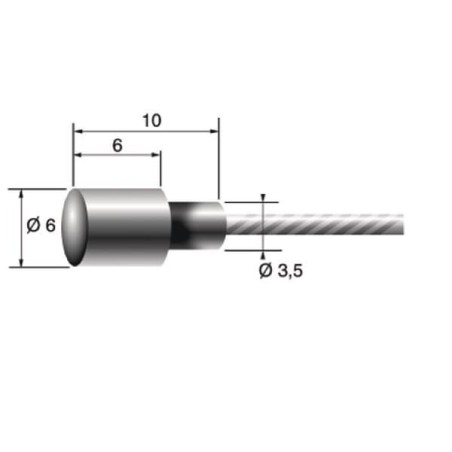 Câble intérieur 1,8mm-2250mm UNIVERSEL FGP454159