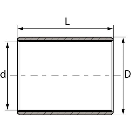 Bague de palier GLT/FLHG ZB182020PTFE