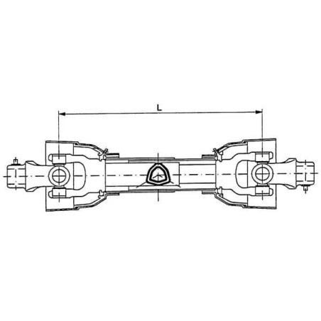 Arbre de cardan 1210mm GOPART PTO10T1210GP