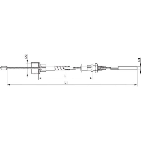 Câble de frein BPW 0508933780