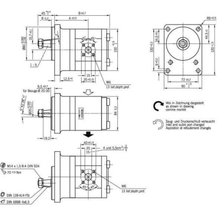 Pompe hydraulique BOSCH REXROTH 0510645004