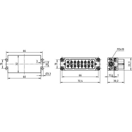 Connecteur HARTING 09200162812