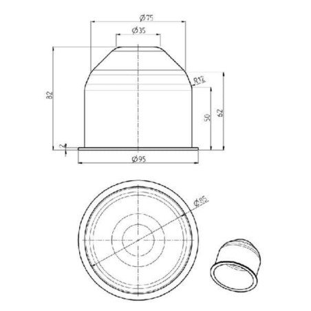 Coiffe de protection SCHARMÜLLER 107308000