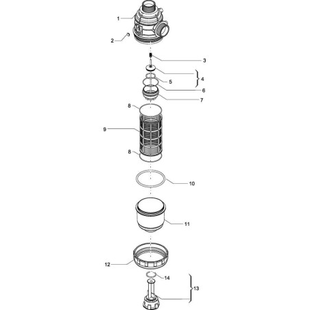 Filtre d'aspiration ARAG 3142463