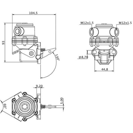 Pompe à carburant UNIVERSEL 4757882KR