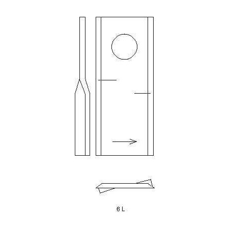 Couteau de faucheuse KUHN 55903210