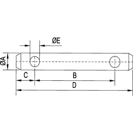 Axe d'attelage GOPART Z319254GP