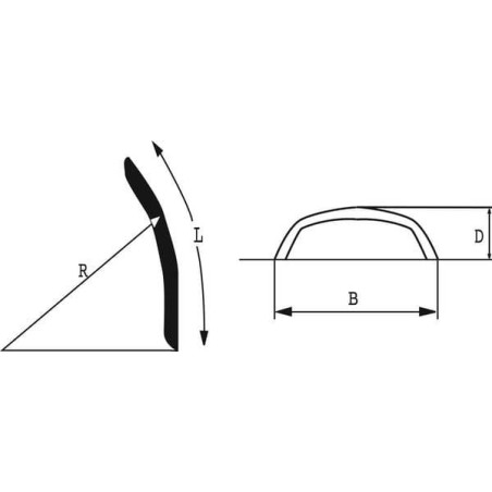 Garde-boue avant DUNLOFLEX E2930