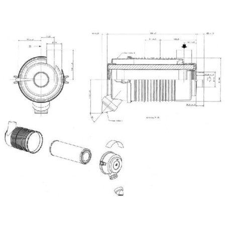 Filtre à air DONALDSON G057504