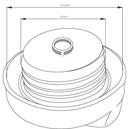 Bouchon de réservoir FENDT G411201060110