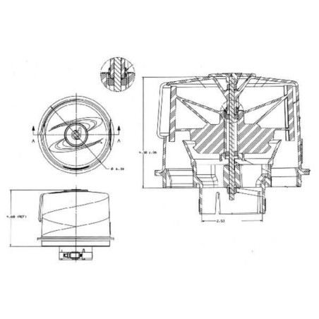 Pré-filtre DONALDSON H002436