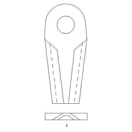 Couteau de faucheuse UNIVERSEL KT5611030001KR