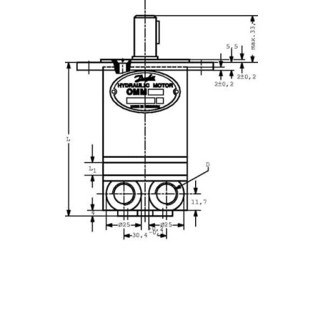 Moteur orbital DANFOSS OMM32151G0006