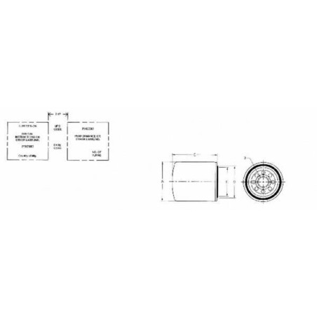 Filtre a huile DONALDSON P502083