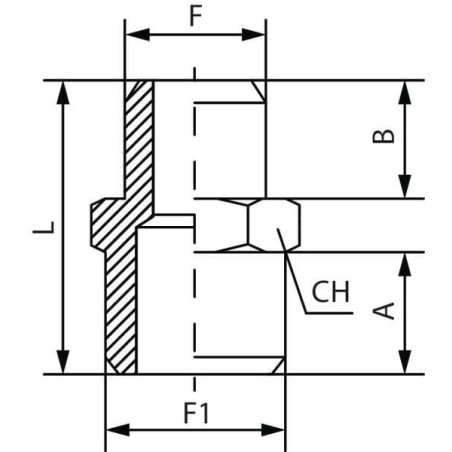 Raccord cônique double UNIVERSEL PN1414T