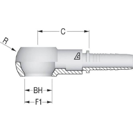 Raccord ALFAGOMMA PQM816