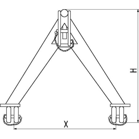 Triangle d'attelage UNIVERSEL TL150670