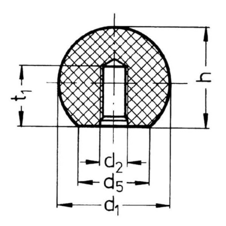 Boule sphérique M6x25mm UNIVERSEL 319C0625