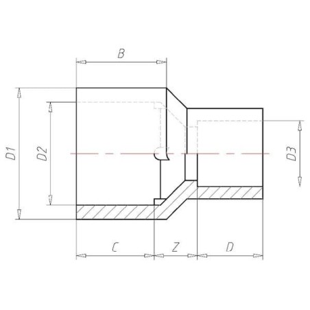 Manchon réducteur 32x25mm VDL V392042