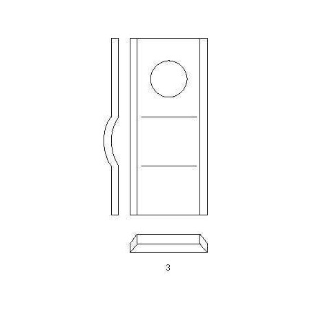 Couteau de faucheuse UNIVERSEL VGCM120108KR