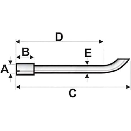 Tube d'échappement VAPORMATIC VPE8280