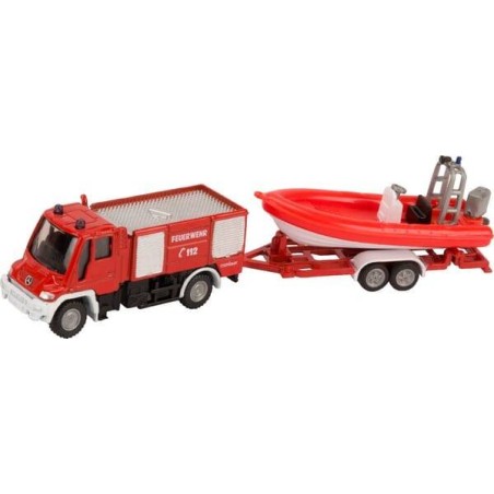 Camion pompiers et bateau SIKU S01636