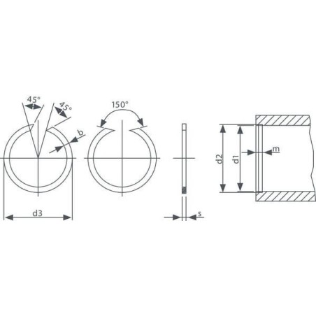 Circlip IDC BR62