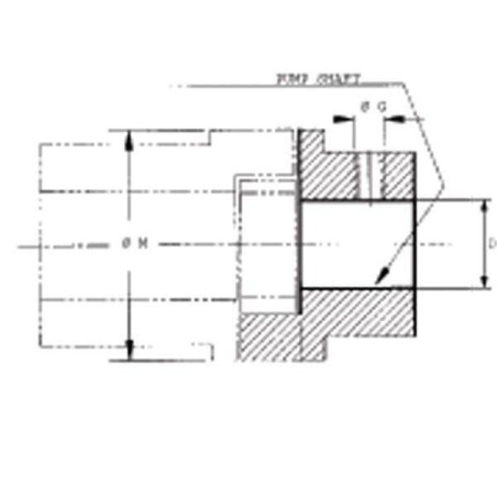 Demi-accouplement côté pompe MP-FILTRI GEP281