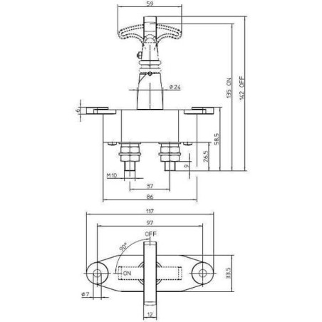 Coupe batterie ELECTRO MECANICA CORMAR LA500018