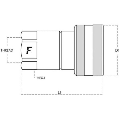 Coupleur FASTER HNV14GASF