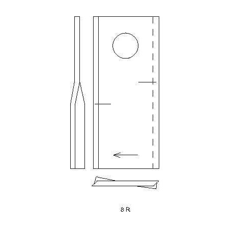 Couteau LELY 4122014780