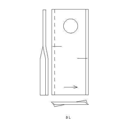 Couteau LELY 4122014790