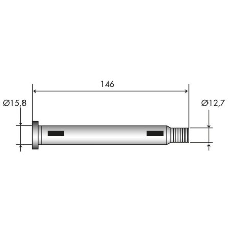 Axe de palier de lames MURRAY 24578 - 024578