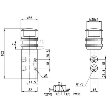 Distributeur CAMOZZI 338975