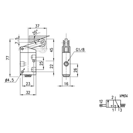 Distributeur CAMOZZI 138955