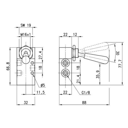 Distributeur CAMOZZI 338900