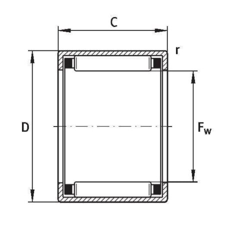 Douille SKF HK2526SKF