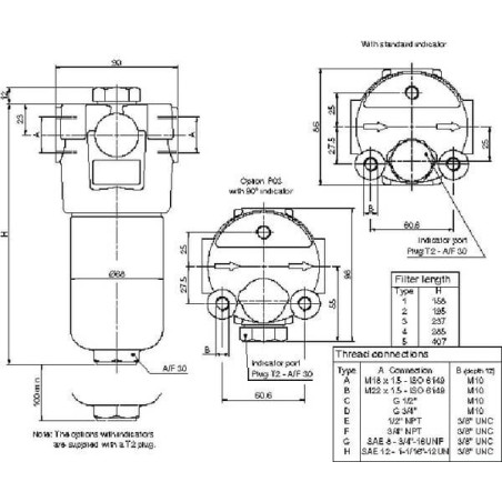 Filtre MP-FILTRI FMM0501BACA10NP01