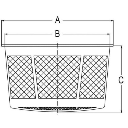 Panier de filtre pour diamètre de 189 mm GEOLINE 8147002