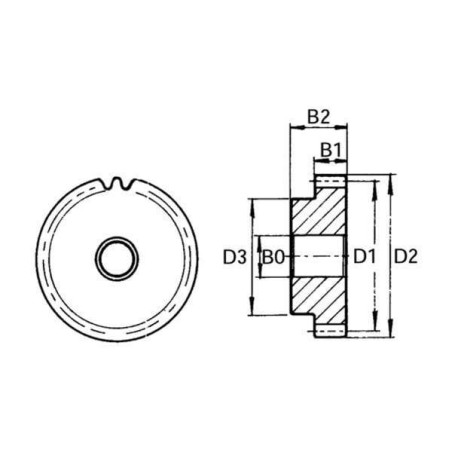 Pignon UNIVERSEL MOD413